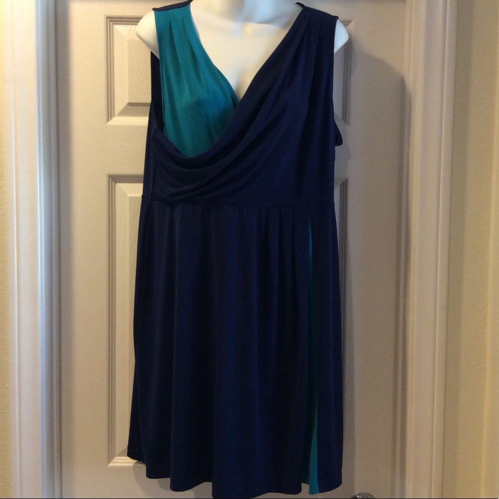 Daisy Fuentes Tank Crossover Top Dress Size Large